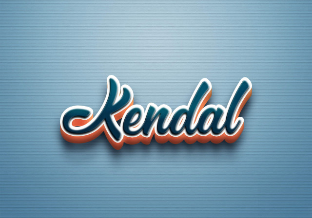 Free photo of Cursive Name DP: Kendal