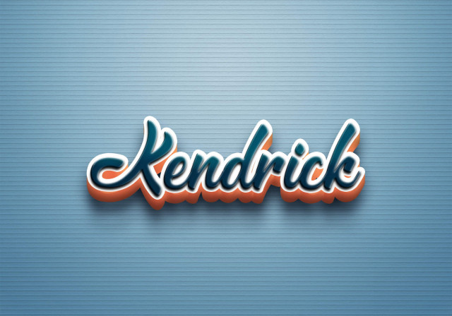 Free photo of Cursive Name DP: Kendrick