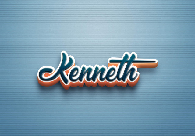 Free photo of Cursive Name DP: Kenneth