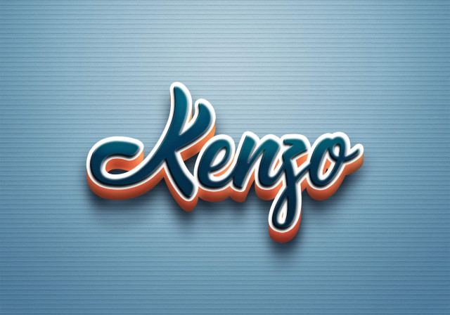 Free photo of Cursive Name DP: Kenzo