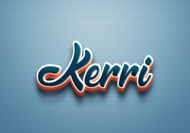 Free photo of Cursive Name DP: Kerri