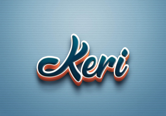 Free photo of Cursive Name DP: Keri