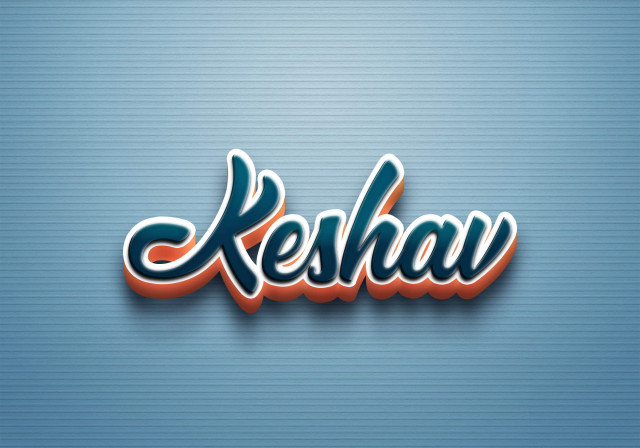 Free photo of Cursive Name DP: Keshav