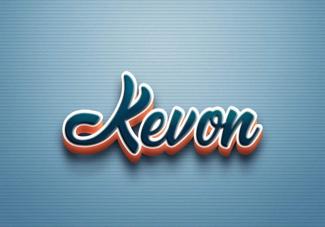 Free photo of Cursive Name DP: Kevon