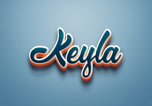 Free photo of Cursive Name DP: Keyla