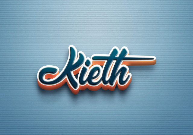 Free photo of Cursive Name DP: Kieth