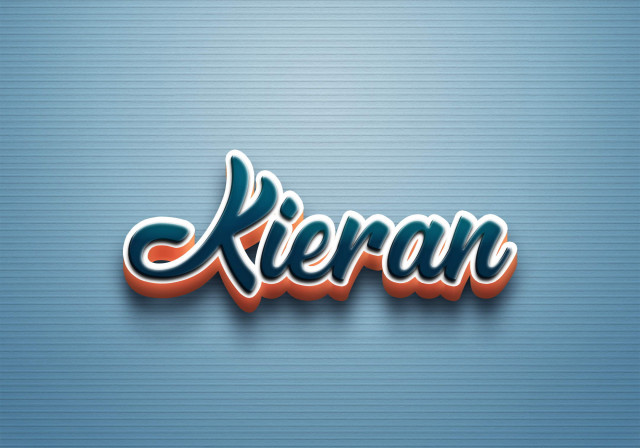 Free photo of Cursive Name DP: Kieran