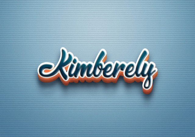 Free photo of Cursive Name DP: Kimberely