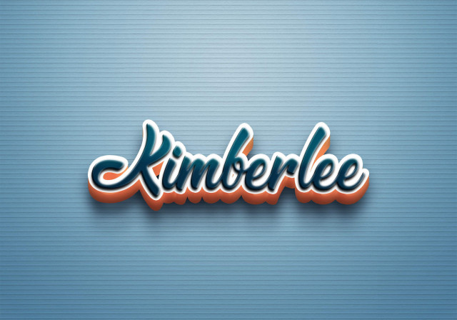 Free photo of Cursive Name DP: Kimberlee