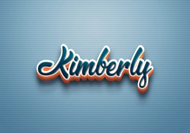 Free photo of Cursive Name DP: Kimberly