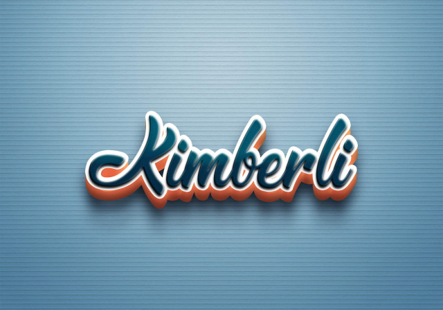 Free photo of Cursive Name DP: Kimberli