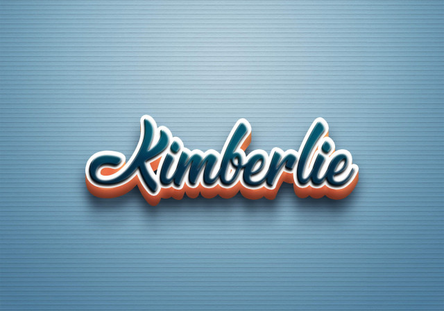 Free photo of Cursive Name DP: Kimberlie