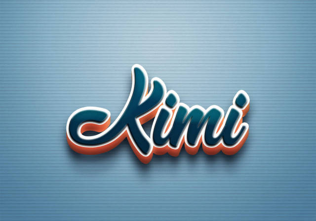 Free photo of Cursive Name DP: Kimi