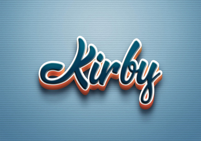 Free photo of Cursive Name DP: Kirby