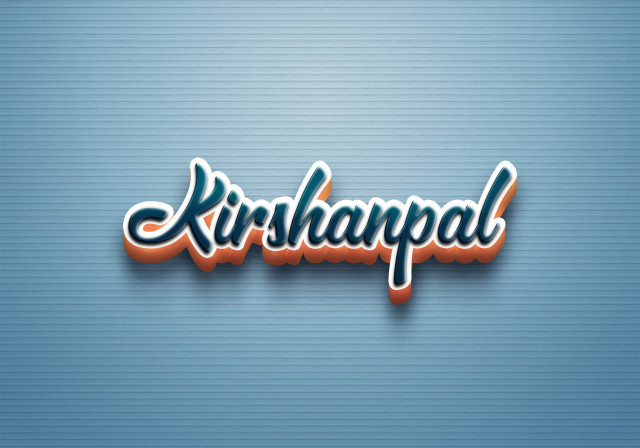 Free photo of Cursive Name DP: Kirshanpal