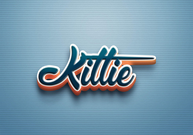 Free photo of Cursive Name DP: Kittie