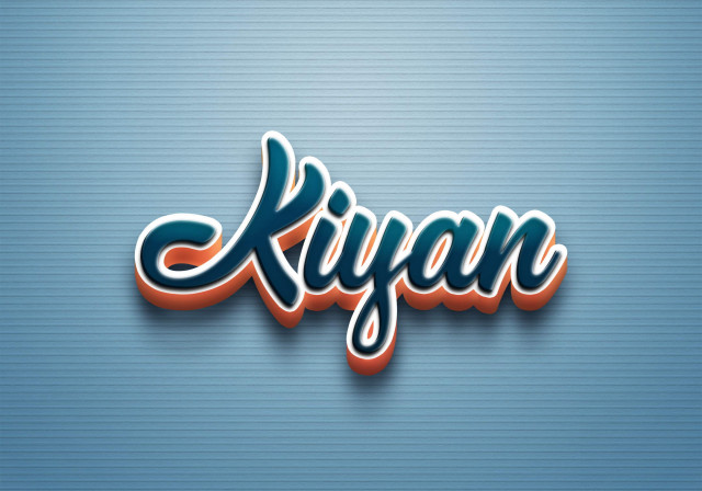 Free photo of Cursive Name DP: Kiyan