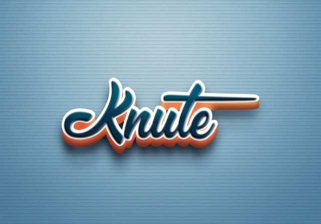 Free photo of Cursive Name DP: Knute