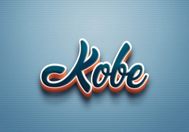 Free photo of Cursive Name DP: Kobe