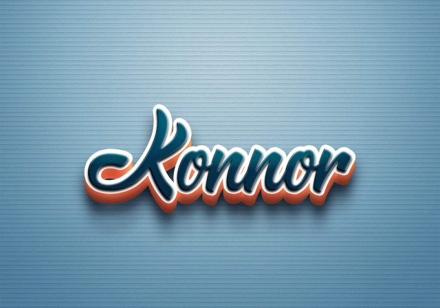 Free photo of Cursive Name DP: Konnor