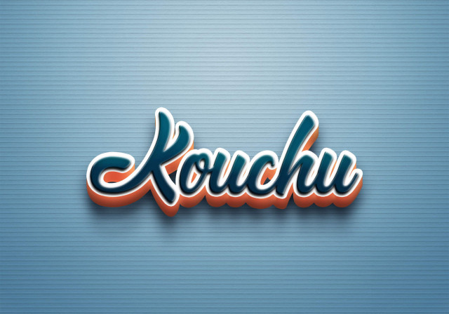 Free photo of Cursive Name DP: Kouchu