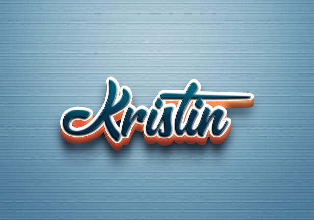 Free photo of Cursive Name DP: Kristin