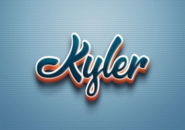 Free photo of Cursive Name DP: Kyler
