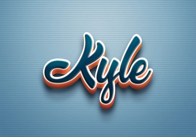 Free photo of Cursive Name DP: Kyle