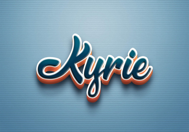 Free photo of Cursive Name DP: Kyrie
