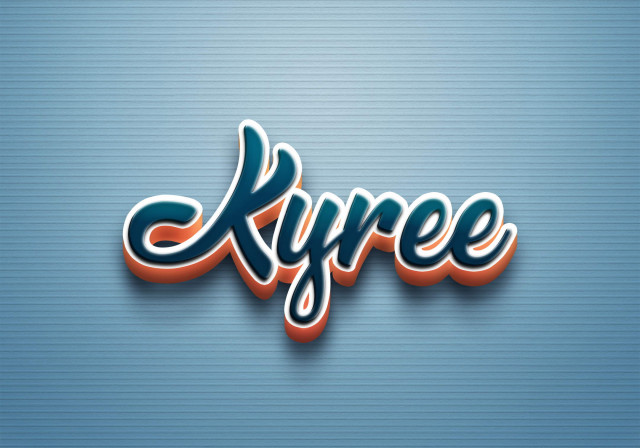 Free photo of Cursive Name DP: Kyree