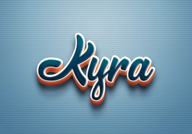 Free photo of Cursive Name DP: Kyra