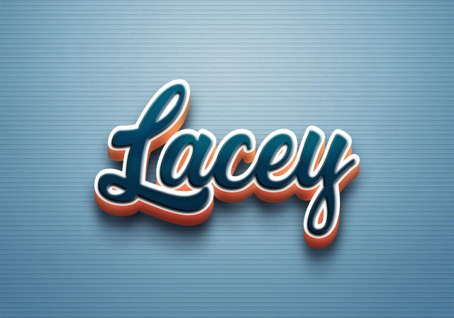 Free photo of Cursive Name DP: Lacey