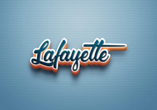 Free photo of Cursive Name DP: Lafayette