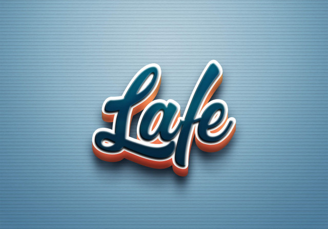 Free photo of Cursive Name DP: Lafe