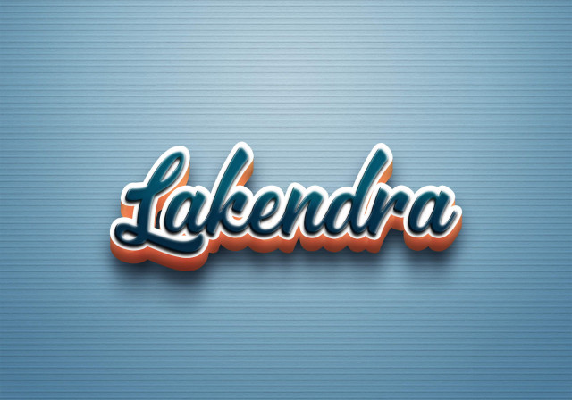 Free photo of Cursive Name DP: Lakendra