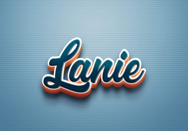 Free photo of Cursive Name DP: Lanie