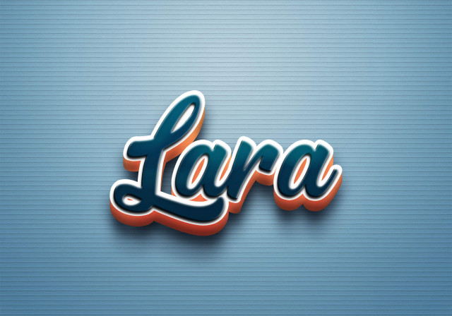 Free photo of Cursive Name DP: Lara