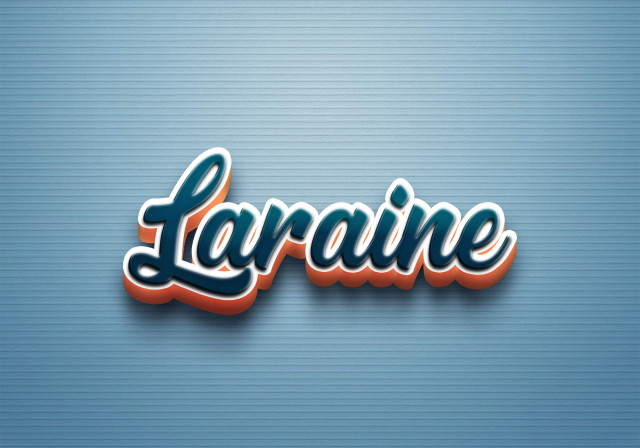 Free photo of Cursive Name DP: Laraine