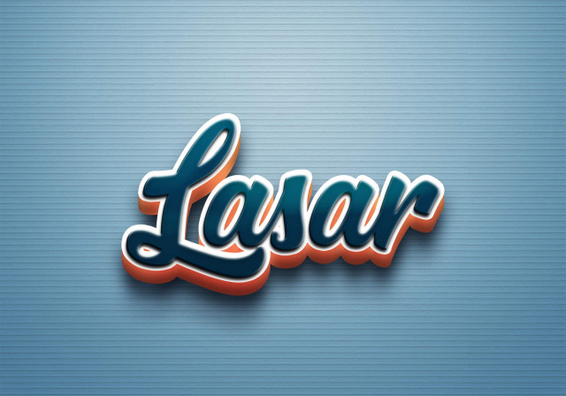 Free photo of Cursive Name DP: Lasar