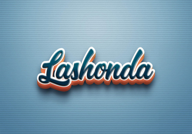 Free photo of Cursive Name DP: Lashonda