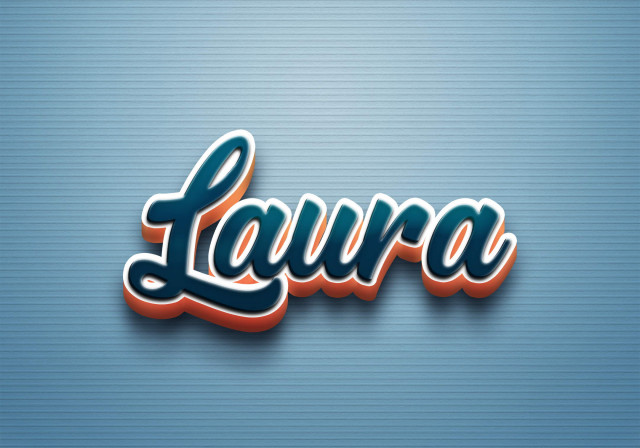 Free photo of Cursive Name DP: Laura