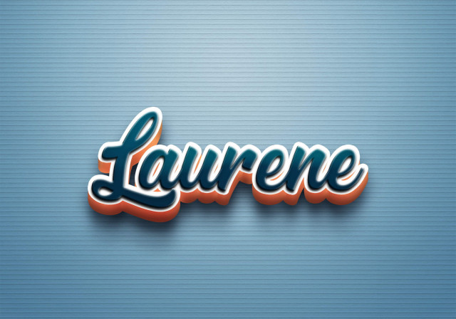 Free photo of Cursive Name DP: Laurene