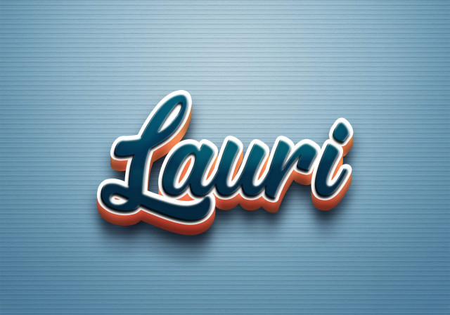 Free photo of Cursive Name DP: Lauri
