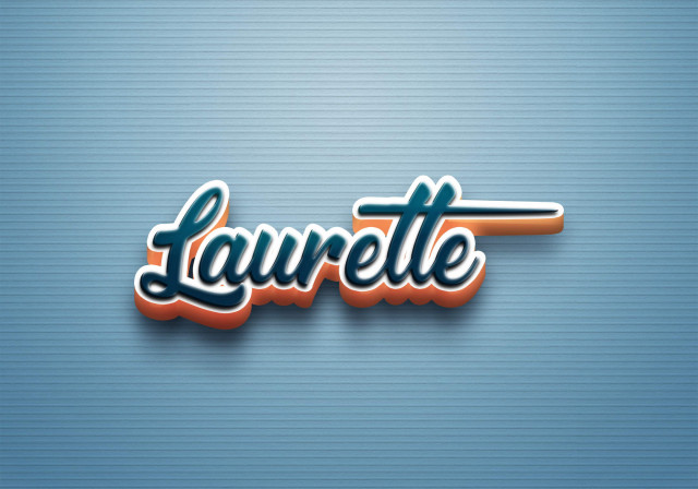 Free photo of Cursive Name DP: Laurette