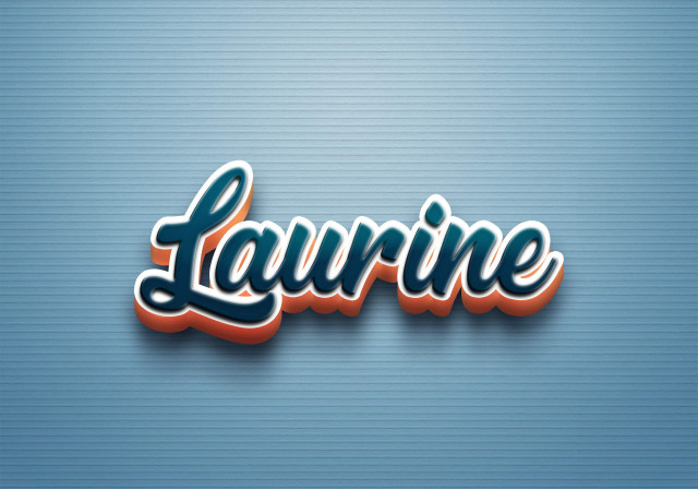 Free photo of Cursive Name DP: Laurine