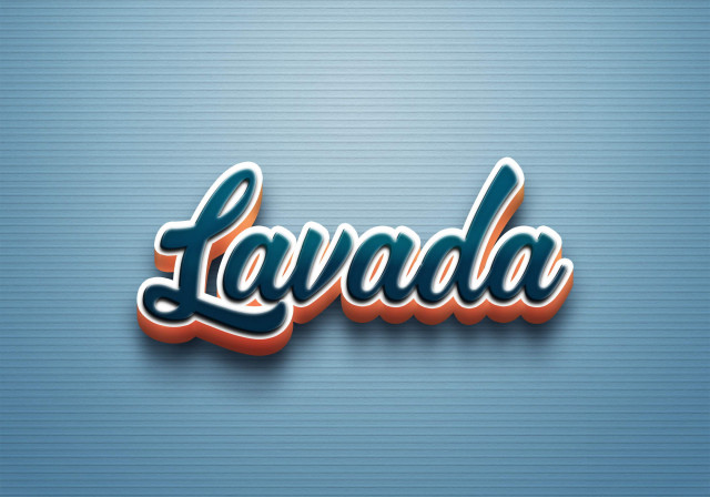 Free photo of Cursive Name DP: Lavada