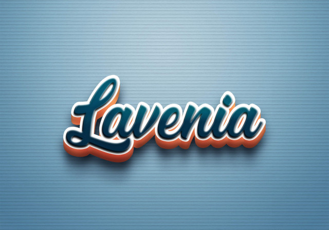 Free photo of Cursive Name DP: Lavenia
