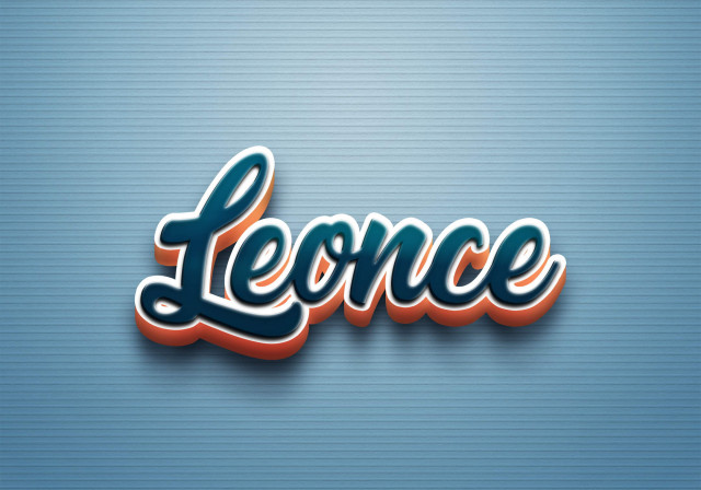 Free photo of Cursive Name DP: Leonce