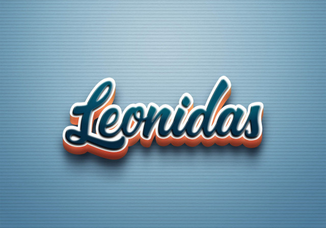 Free photo of Cursive Name DP: Leonidas