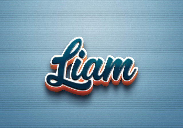 Free photo of Cursive Name DP: Liam